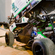 Clauson gets into his sprint car for his second feature race of the night, walking right from victory lane to get there. Photo Credit: Raphael Orlove